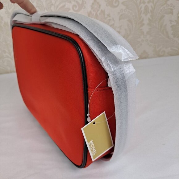 Michael Kors Polly Nylon Bag in Mandarin Crossbody Lightweight Daily Travel NWT - Picture 5 of 15